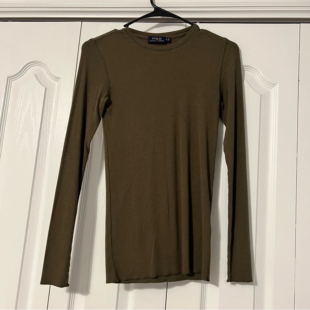 Polo Ralph Lauren Olive Green Long Sleeve